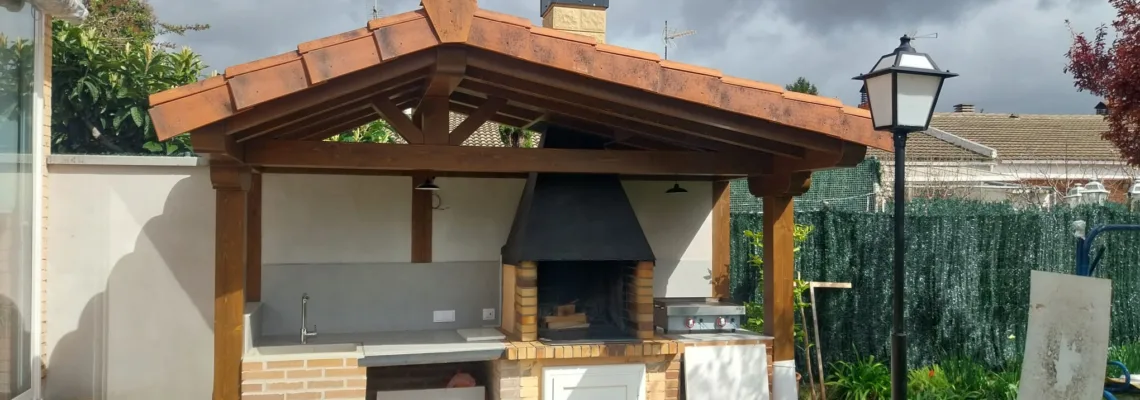 Porche para BBQ en Uruñuela