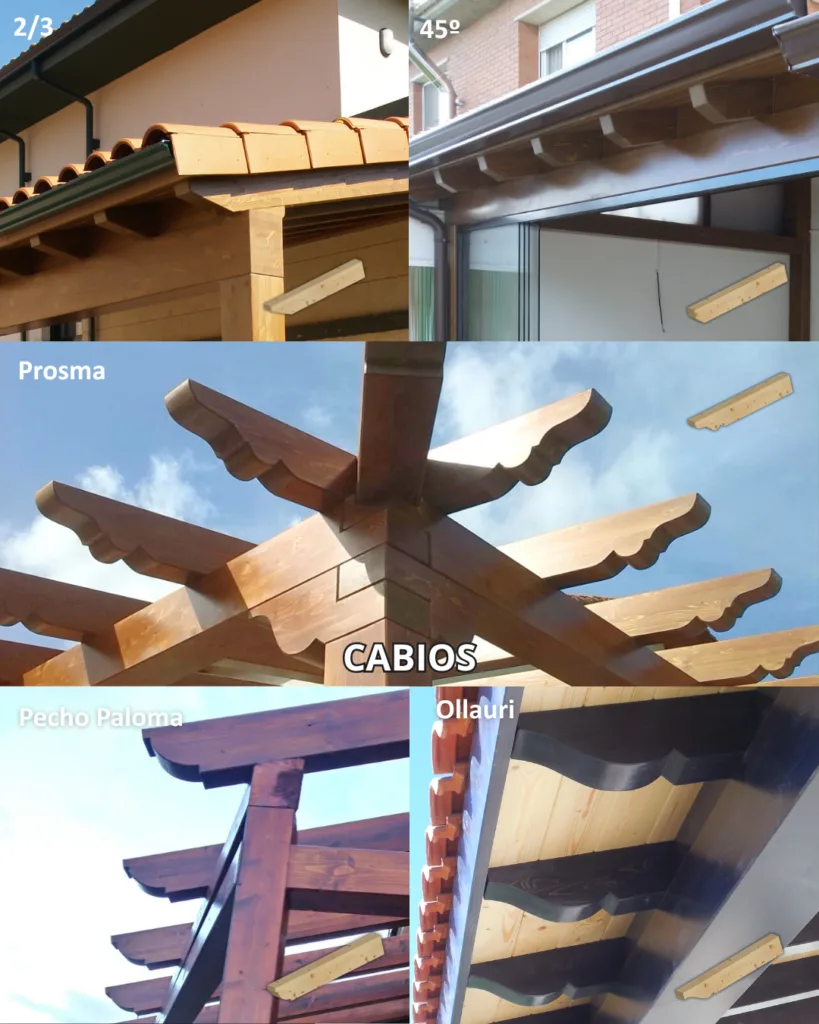Dibujos madera (cabios)